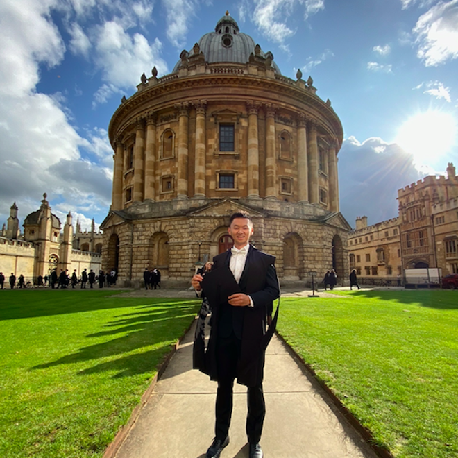 Dawei Wang at Oxford University